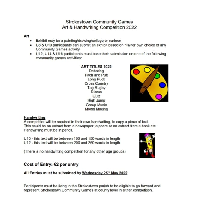 Community Games - Art competition