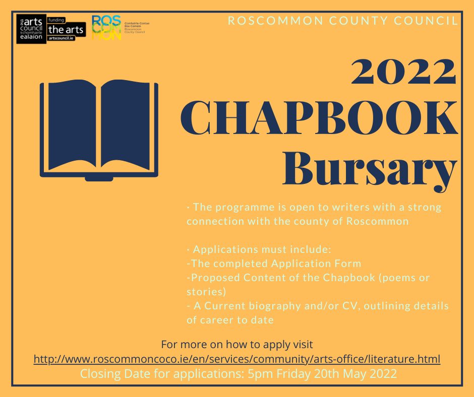 Chapbook Bursary 2022