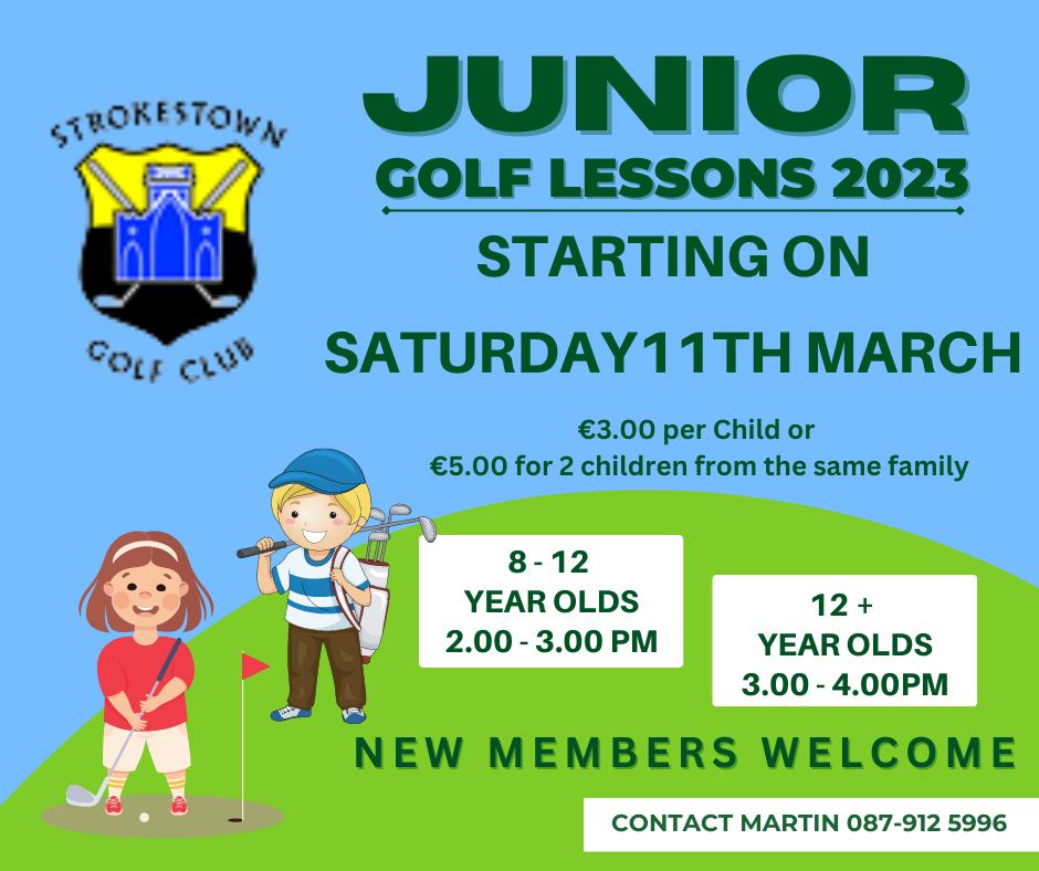 Golf Club: junior lessons
