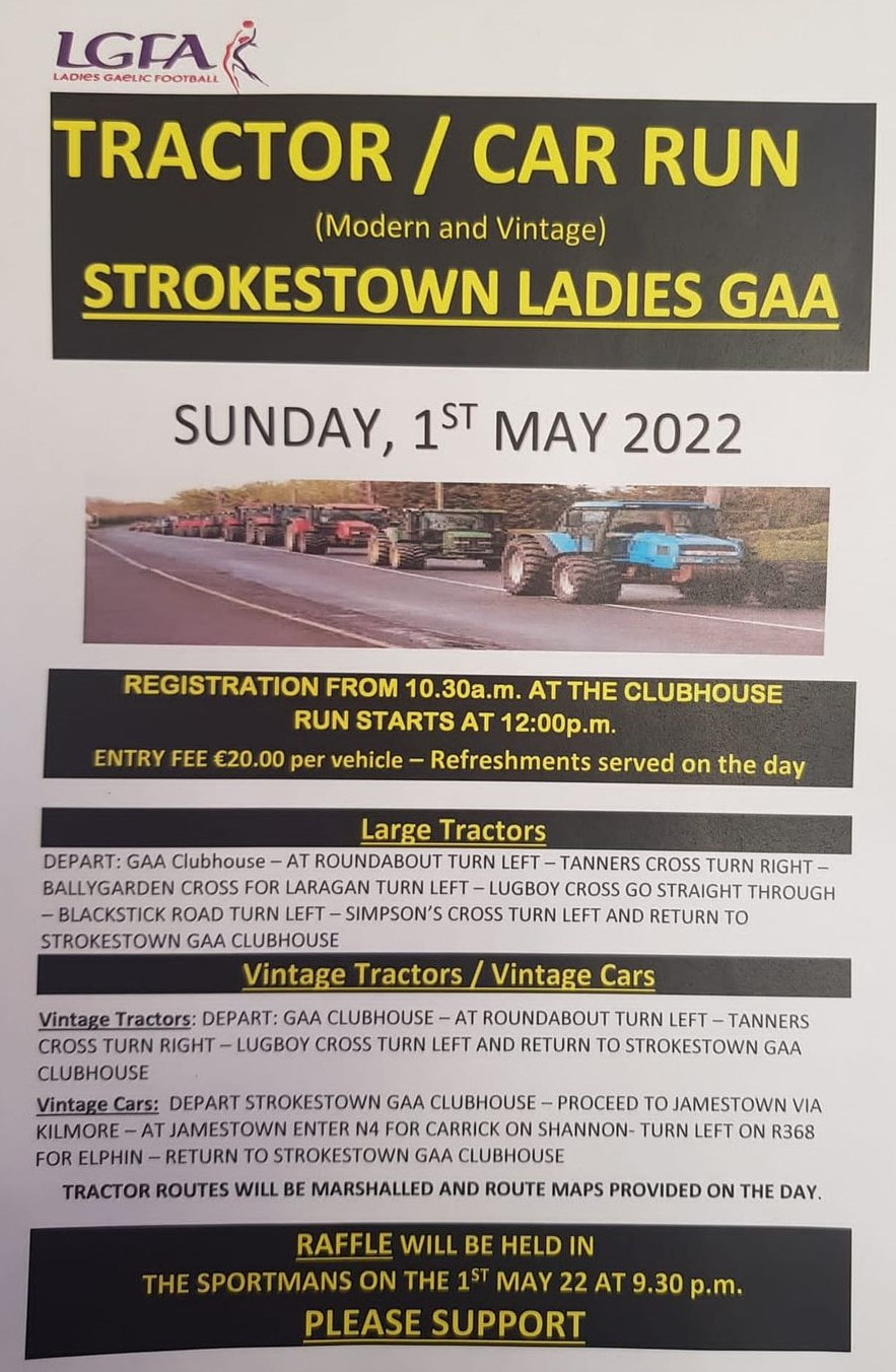Ladies GAA Tractor Run